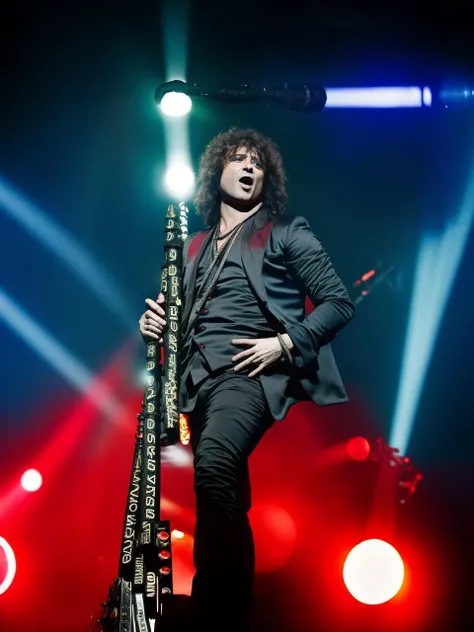 photo of a sks man in the stage, rock star with a microphone in the hand, with neon lights in the background, 8k, high detailed face, high quality <lyco:locon_perfecteyes_v1_from_v1_64_32:0.75> <lora:bumbury:1>