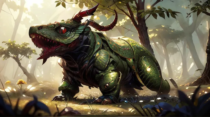 (masterpiece, best quality, fullscreen), [(full body:0.9)::0.2] (photo of a small vegetal [magical being:flower creature:0.4] Clumping in a lush forest:1.3), <lora:EYES EyesGen:0.4> intricate iris, (Rugged bark skin:1.4), (several Indian Red Corymb flowers on the head:1.1), (Ancient Reptilian body with Arachnid head and with one Feathered Appendages:1.3), (Daylight lighting:1), {1-2$$, $$<lora:EFFECT NatureMagic:0.3> naturemagic, MAGICAL ENERGY|<lora:EFFECT RootsBranchesAIv5:0.25> rootsbranchesai|<lora:EFFECT Concept - Thornmancer:{0.1|0.15|0.2|0.25> thornmancer ,(THORN), VINES, PLANTS|<lora:EFFECT Concept - Venomancer:<lora:EFFECT ral-mushroomz-sd15:0.2> mushroomz, , <lora:MONSTER Critters:0.6> Critters, , (look at the viewer:0.9), ,<lora:LIGHT NOISEOFFSET_V2_BY_STABLE_YOGI:0.2> dark, dimly lit, <lora:QUALITY add_detail:0.1>, (Full body Shot, Shallow Focus Shot, Low Angle Shot:[1.2:0.5:0.1]), heavily detailed, gloomy, haunting, (asymmetric composition:1.4), (sharp focus), <lora:EFFECT Magic card fakemtg_label:1> fakemtg, (no humans), tricate, elegant, highly detailed, digital painting, green skin!, artstation, octane render, concept art, matte, sharp focus, illustration, half body shot, white background, art by Artgerm and Greg Rutkowski and Alphonse Mucha