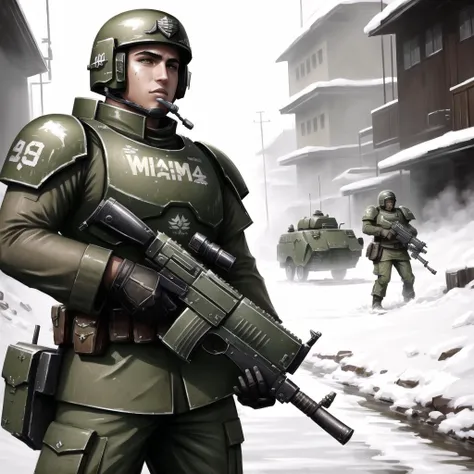 warhammer 40k imperial guardsman,
<lora:warhammer 40k imperial guardsman:1>