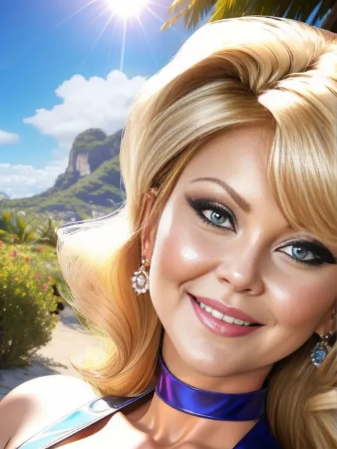 Bimbo Adventurer Megan_Kraft,
A tropical paradise where the sun shines brightly every day