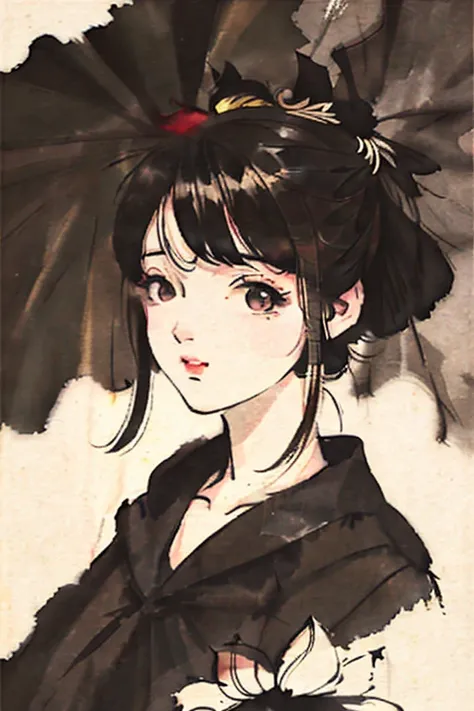 shukezouma, negative space, shuimobysim, (Minimalism:1) , lotus, <lora:shuimobysimV3:0.8> <lora:shu:1>