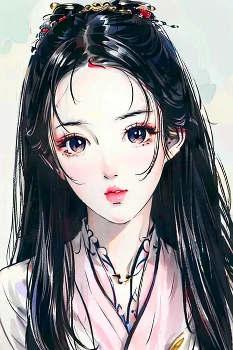 <(masterpiece, realistic:1.3), (extremely intricate:1.2)>, portrait of a girl, (face:1.2),detailed eyes, long black hair,<lora:liuyifei_10:0.8> <lora:Moxin_10:0.75>