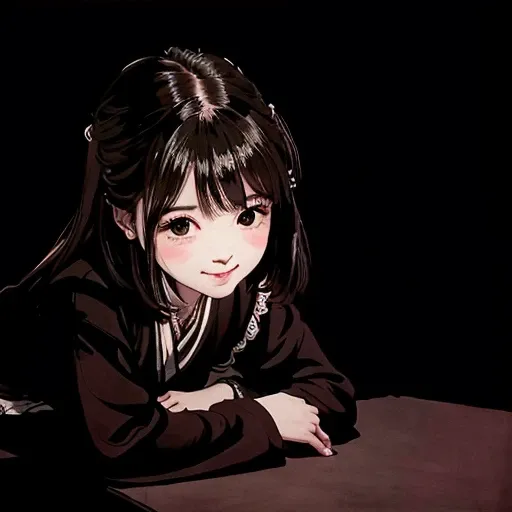 <lora:Moxin_10:0.45> ,<lora:Moxin_Shukezouma11:0.55> <intricate details>, (masterpiece, best quality:1.2), shukezouma, negative space, shuimobysim , traditional Chinese ink painting, 1girl, peaceful, (smile), looking at viewer,