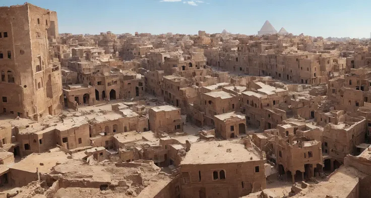 masterpiece, best quality, <lora:Moxin_10:0.4>, <lora:Moxin_Shukezouma11:0.3>, bonian, shukezouma, fantastic composition, old egyptian town, many building, beauty sky detail, realistic, realism