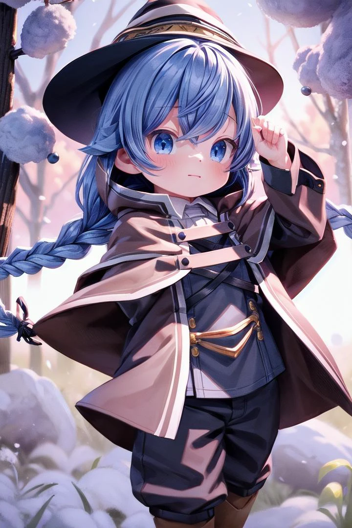 1 girl,cute,(looking at viewer:1.0), adorabel girl,cute face,details sky,handsome,,((masterpiece:1.4,best quality)),multiple details,eyeshadow,sfw, (medium shot:1.5), lora:add_detail:0.8>, <lora:more_details:0.4>, forest, (night:1.2), frosted trees, <lora:ç¼çå:0.4>, <lora:roxy:0.8> 1girl,witch hat,blue hair,very long hair,twin braid,hair ribbon,blue eyes,brown cape,long sleeves, ( long pants:1.2)
<lora:thebrushking:0.5> thebrushking,