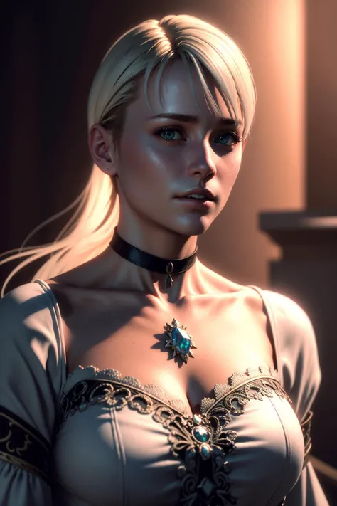 highly detailed, realistic, fiona belli, medieval castle, <lora:fiona_belli:0.7>, collar, choker,   (bloom, HDR:1.2), <lora:detailmaker:1> <lora:_beautiful_detailed_eyes:0.3>   photorealism, high contrast, photorealistic digital art trending on Artstation 8k HD high definition detailed realistic, detailed, skin texture, hyper detailed, realistic skin texture, armature, best quality, ultra high res, (photorealistic:1.4), high resolution, detailed, raw photo, sharp re, rich colors hyper realistic lifelike texture dramatic lighting unrealengine trending on artstation cinestill 800