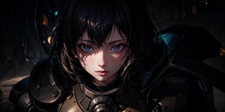 (dark shot:1.1), epic realistic, high quality, highly detailed, futurictic steampunk space suit, (girl:1.2), eye contact, shattered and broken space suit helmet, close up view, action pose, war, galaxy battle, <lora:add_detail:1>, sparkles, fog, rain, day, slighlty light,, (intricate details:1.12), hdr, (intricate details, hyperdetailed:1.15), faded, (neutral colors:1.2), (hdr:1.4), (muted colors:1.2), hyperdetailed, (artstation:1.4), cinematic, warm lights, dramatic light, (intricate details:1.1), complex background, (rutkowski:0.66), (teal and orange:0.4), epic realistic, hyperdetailed, (cycles render:1.3), caustics, (glossy:0.58), (artstation:0.82)