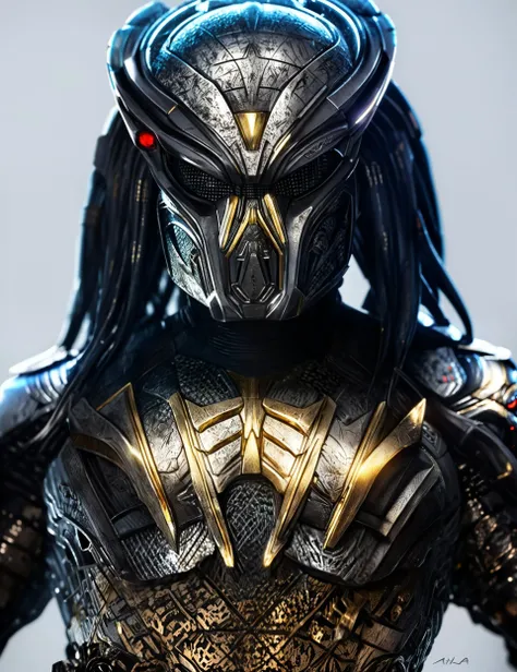 predator <lora:Predator:1>, (Artstation:1.1), (intricate:1.1), (highly detailed:1.1), (great eye detail:0.7), (glowing eyes:0.5), (digital painting:1.2), (smooth:1.1), (sharp focus:1.2), (illustration:1.1), (3d:0.9), (3d_bacground:0.9), 8 k.