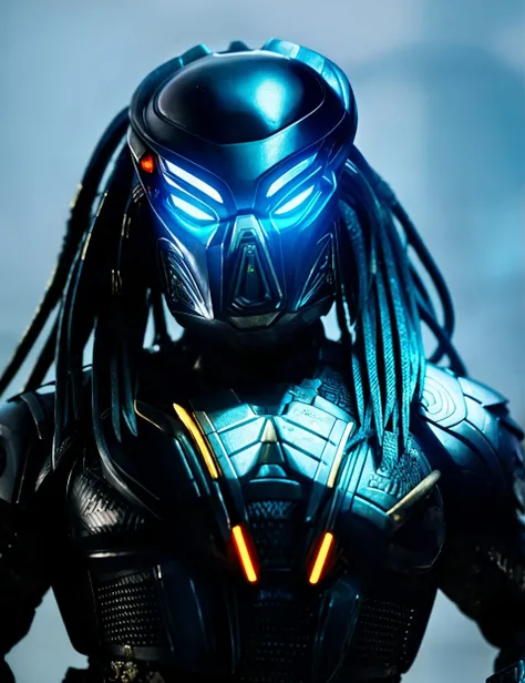 predator <lora:Predator:1>insane details, intricate details, 8k, Very detailed, Best Quality, uhd, Sharp focus, (Cyberpunk), futuristic, neon, urban, dystopian