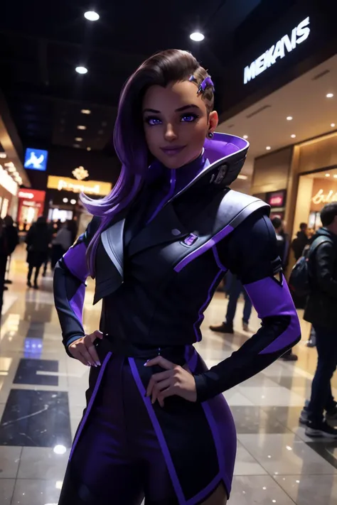 3d render, cryengine, owsombra, purple eyes, mole under eye, purple boots, looking at viewer, happy, laughing, mouth open,
sitting, on shipping container, outside, docks, snowing, overcast,
extreme detail, cgi, beautiful quality, <lora:owsambraV2:.7>