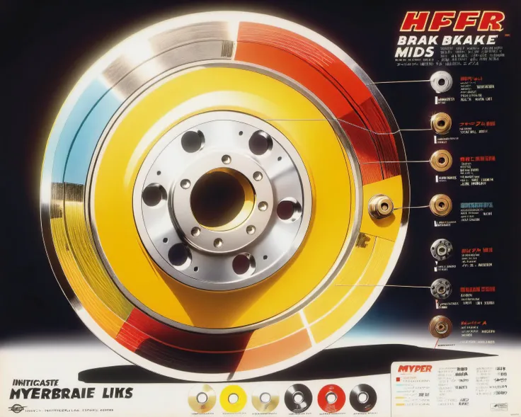 (intricate details:1.2), (photorealistic), (masterpiece), (photography), cinematic lighting, (hyperrealistic:1.2),
Car Brake Disk, parts info, diagram, manual, instructions, vintage poster, old colors
<lora:robot_info:0.5> robotinfo