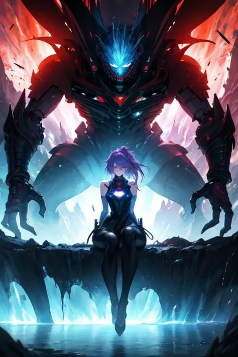 (otherworldly, otherworldly atmosphere, otherworldly appearance), highly insanely detailed, masterpiece, top quality, best quality, highres, 4k, 8k, RAW photo, Caribbean, dark tunnel, 
Epic CG masterpiece, Asuka Langley Soryu, hdr, dtm, full ha, Sitting on mecha device, ultra detailed graphic tension, dynamic poses, stunning colors, 3D rendering, surrealism, cinematic lighting effects, realism, 00 renderer, super realistic, glowing, magic, full_body photos, super vista, super wide Angle, <lora:ç»ªå¿-ææ¥é¦_v1.0:0.8>, <lora:MFlame:0.5>, fighting stance, 
[tube top, chest bandage::0.4], (fantasy world)