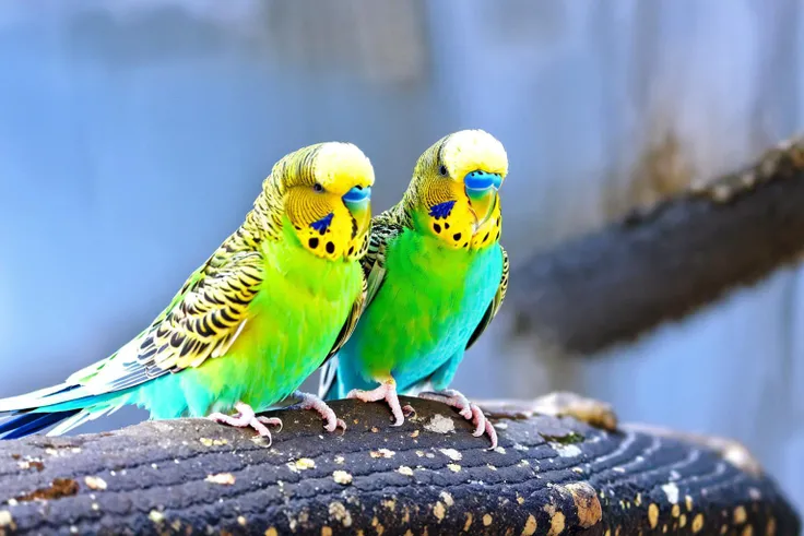 (masterpiece, best quality:1.2), ultra-detailed, EdobBudgies three parakeets, (realistic:1.5), <lora:EdobBudgies_v1.0:1>