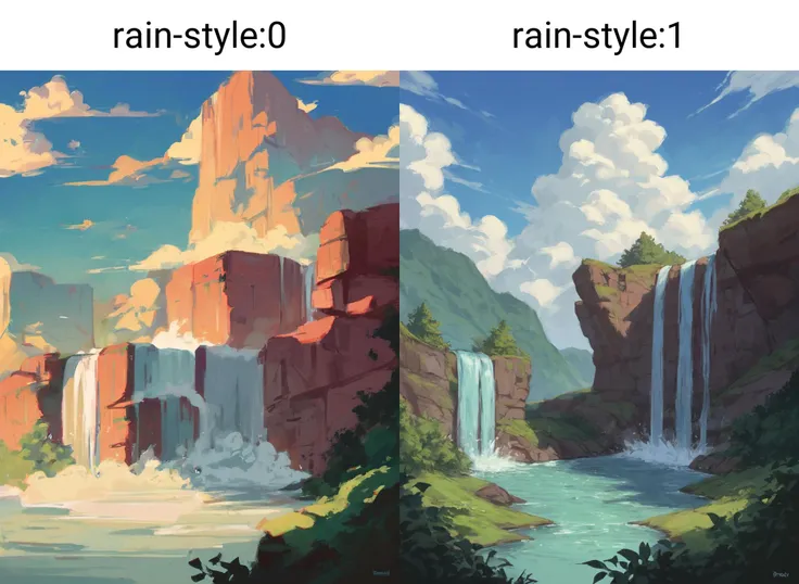 score_9, score_8_up, score_7_up, score_6_up, score_5_up, score_4_up, BREAK sky, cloud, no humans, day, windy, waterfall, nature, <lora:rain-style:0>