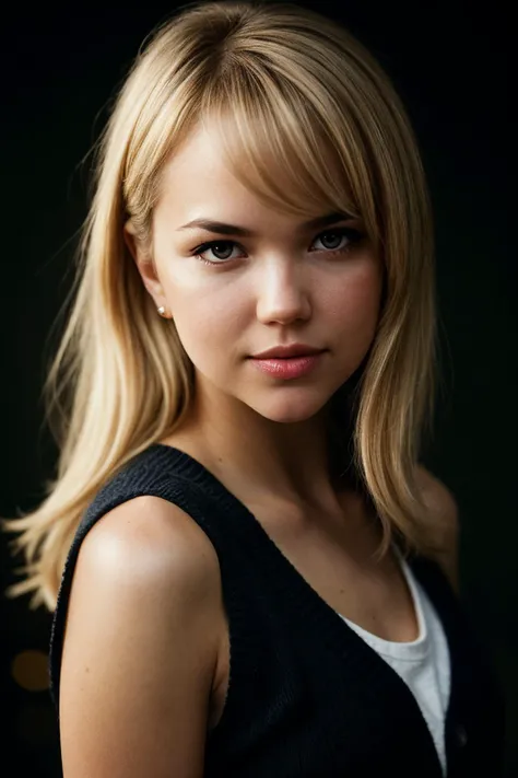 photo of beautiful (ak3bb3l-135:0.99), a woman with perfect blonde hair, wearing Rhodamine Red (Sleeveless Cardigan, Culotte Capris:1.1), (plain background, gradient:1.1), (closeup portrait), (((zoomburst effect))), modelshoot style, (extremely detailed CG unity 8k wallpaper), professional majestic photography, (Leica M6 Camera), 24mm, exposure blend, hdr, faded, extremely intricate, High (Detail:1.1), Sharp focus, dramatic, soft cinematic light, (looking at viewer), (detailed pupils), 4k textures, elegant, ((((cinematic look)))), soothing tones, insane details, hyperdetailed, low contrast, (epicPhoto)