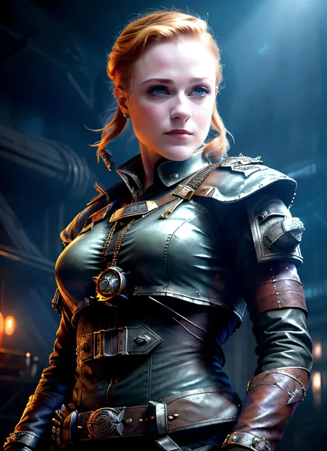portrait of Evan Rachel Wood, epic (photo, studio lighting, hard light, sony a7, 50 mm, matte skin, pores, colors, hyperdetailed, hyperrealistic), <lyco:Evan Rachel Wood:1.2>