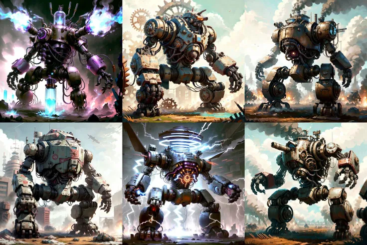 <lyco:PunkBundleAI:0.9> valvepunkai  battle mech