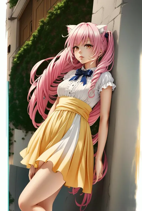 <lora:Ð¡ÑÐ¸Ð»Ñ To loveru Darkness:0.8>, <lora:ÐÐ¾ÑÐºÐ°-Ð´ÐµÐ²Ð¾ÑÐºÐ° Ð¸Ð· ÑÐ¾Ðº ÑÐ¾Ñ(Himeko, very long hair, red eyes, hair bow, twin_drills, twintails, long hair,cat ears, yellow cat ears,):0.7>, Himeko, very long hair, red eyes, hair bow, twin_drills, twintails, long hair,cat ears, yellow cat ears, (((masterpiece))), (((best quality))), (((illustration))), (((finely detail))), ((extremely detailed cg unity 8k wallpaper, highres)), (beautiful detailed face and eyes and hair:1.1), (an extremely delicate and beautiful girl:1.2), ultra-detailed, ultra high res, high quality, 4K, extreamly delicate and beautiful, full_body, standing,  in full growth, hourglass waist