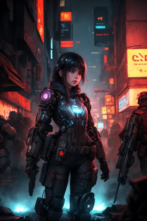 00038-1618425673.txt
masterpiece,ultra realistic,32k,extremely detailed CG unity 8k wallpaper, best quality, dramatic lighting, dynamic lighting, dark scene,
(Mechanical heroine on the cyberpunk frontlines:1.3),(engulfed in the chaos of war),(neon-lit battleground),(plasma projectiles),(shifting perspectives),(glass cover reflecting flickering lights),(fluid combat animations),(cinematic camera angles),(urban decay),(the girl's indomitable spirit),(cybernetic arsenal),(the girl's determination in the face of adversity),(epic confrontations),(forging her own cyberpunk destiny).<lora:add_detail:1.0>
Negative prompt: EasyNegative,  bad-hands-5, watermark,text, logo,contact, error, blurry, cropped, username, artist name, (worst quality, low quality:1.4),monochrome,, illustration, 3d, 2d,  painting, cartoons, sketch, (worst quality:1.9), (low quality:1.9), (normal quality:1.9), low-res, bad anatomy, bad hands, vaginas in breasts, ((monochrome)), ((grayscale)), collapsed eyeshadow, multiple eyebrows, (cropped), oversaturated, extra limb, missing limbs, deformed hands, long neck, long body, imperfect, (bad hands), signature, watermark, username, artist name, conjoined fingers, deformed fingers, ugly eyes, imperfect eyes, skewed eyes, unnatural face, unnatural body, error, bad image, bad photo,  bad-hands-5,  FastNegativeV2
Steps: 30, Sampler: DPM++ 2M Karras, CFG scale: 7, Seed: 1618425673, Size: 512x768, Model hash: c55f672c1b, Model: duchaitenGoldenlife_v10, Denoising strength: 0.4, Clip skip: 2, ADetailer model: face_yolov8n.pt, ADetailer confidence: 0.3, ADetailer dilate/erode: 4, ADetailer mask blur: 4, ADetailer denoising strength: 0.4, ADetailer inpaint only masked: True, ADetailer inpaint padding: 32, ADetailer model 2nd: hand_yolov8n.pt, ADetailer confidence 2nd: 0.3, ADetailer dilate/erode 2nd: 4, ADetailer mask blur 2nd: 4, ADetailer denoising strength 2nd: 0.4, ADetailer inpaint only masked 2nd: True, ADetailer inpaint padding 2nd: 32, ADetailer version: 23.7.3, Hires upscale: 2, Hires steps: 10, Hires upscaler: 4x-UltraSharp