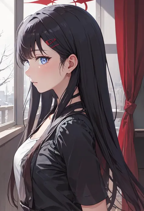 (safe:1.10), best quality, masterpiece, highres, solo, (ichika_bluearchive:1.10), profile, from side, upper body, 15 <lora:ichika_bluearchive:0.80>