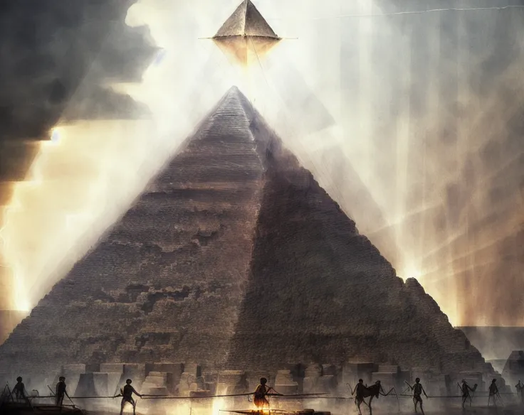 pyramid struck by lighting, FlonixMatyukhinft