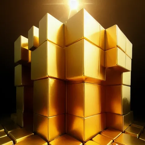 Gold Cube, FlonixMatyukhinft
