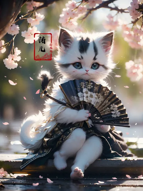 White kittenHanfu, Chinese calligraphy, chinese clothesFolding fan
<lora:~Q?-\Yvs+ kitten:0.8>