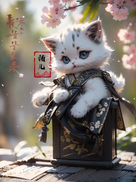 White kittenHanfu, Chinese calligraphy, chinese clothes
<lora:~Q?-\Yvs+ kitten:0.8>