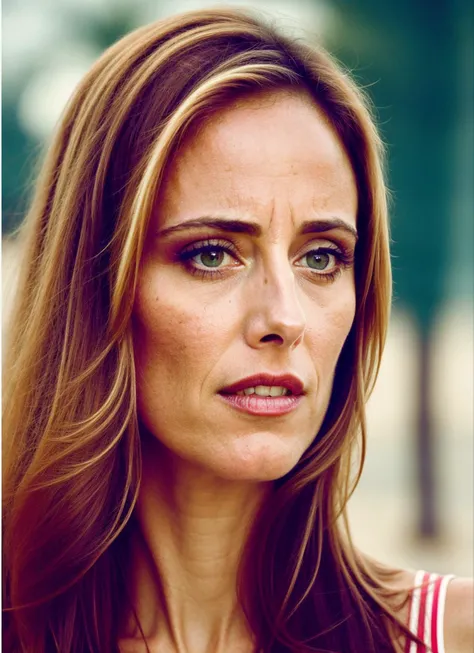 portrait of sks woman in Dubai, at the Palm Jumeirah, by Flora Borsi, style by Flora Borsi, bold, bright colours, ((Flora Borsi)), by Gregory Crewdson, <lora:locon_kimraver_v1_from_v1_64_32:1>