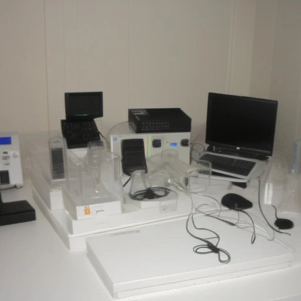 Digital phot of lab equipment