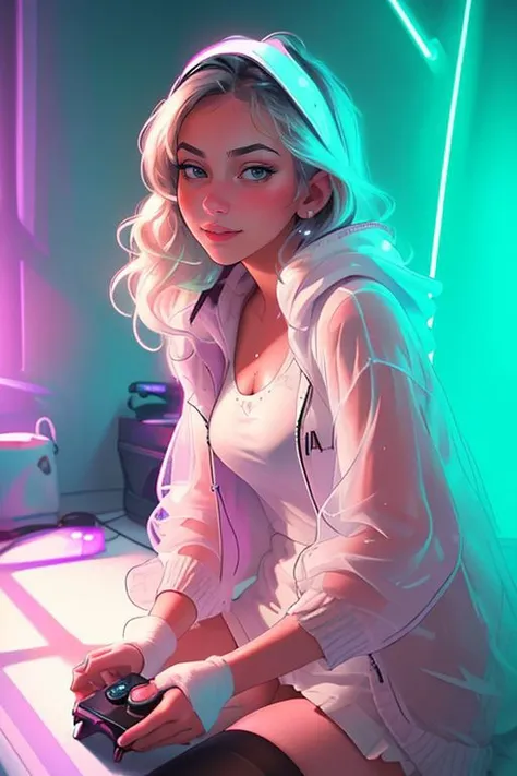 Merger_shaymine_moore
sitting at a computer wearing headphones and playing games (holding a controller:1.2) wearing a hoodie in a (neon lit room:1.3), (gamer:1.2), gaming, gamer girl, games, (purple lighting, neon:1.2),
bokeh, f1.4, 40mm, photorealistic, raw, 8k, textured skin, skin pores, intricate details <lora:epi_noiseoffset2:1>, epiCRealism <lora:detail_slider_v4:0.8> <lora:ClothingAdjuster3:-0.8>