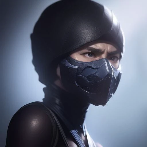 Volumetric Lighting,  Depth of Field, Portrait , Petite, Lovely Small Breasts,  upper Body ,  Looking At Other,   Brilliant Colorful Paintings,  <lora:ARWmksubzero:1.2>, subzero, mortal kombat, frost,  <lora:angry:1>, Volumetric Lighting,  Depth of Field, Portrait , Petite, Lovely Small Breasts,  upper Body ,  Looking At Other,   Brilliant Colorful Paintings