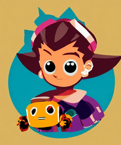 <lora:tronBonneLora_tronbonnev1:1>, tron bonne, hair band