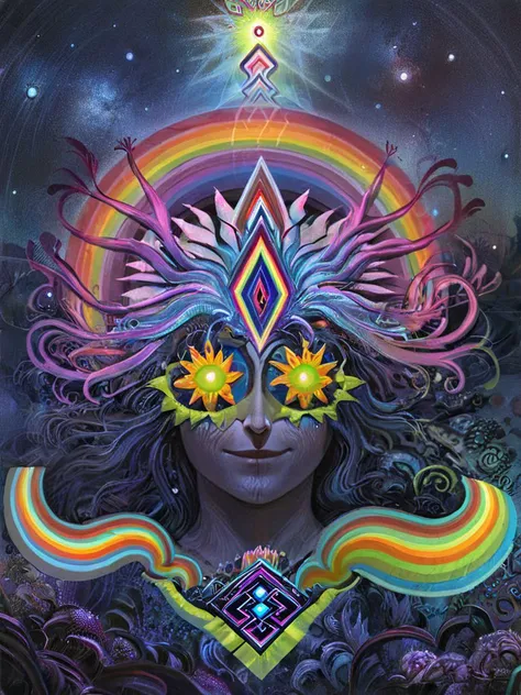 Raw photo of sleeping girl and her psychedelic dream, photo by Jeff Soto and drdjns,  <lora:JeffSoto:1>  <lora:drdjns:1>