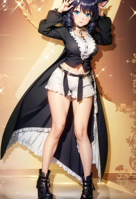 <lora:ÐÐ´ÐµÐ¶Ð´Ð° Ð¨Ð¾ÑÑÑ Ñ Ð½Ð¸Ð·ÐºÐ¾Ð¹ Ð¿Ð¾ÑÐ°Ð´ÐºÐ¾Ð¹(lowleg shorts, groin, open fly,ÐÐÐ micro shorts, ÐÐÐ short shorts):1>, lowleg shorts, groin, open fly, short shorts, sexy hips, sexy thighs, <lora:ÐÐ¾ÑÐºÐ°-Ð´ÐµÐ²Ð¾ÑÐºÐ° Ð¸Ð· ÑÐ¾Ðº ÑÐ¾Ñ(cyan, animal ears, cat ears,tail,blue eyes,black hair,curly hair):0.7>, cyan, animal ears, cat ears,blue eyes,black hair,curly hair, anime style, anime eyes, detailed anime, bigger eyes, high quality anime, large anime pupils, 1girl in full growth, best quality, masterpiece, ultra-detailed, high quality,perfect anatomy, perfect full body, (detailed full body), good eyes, perfect face, pretty face