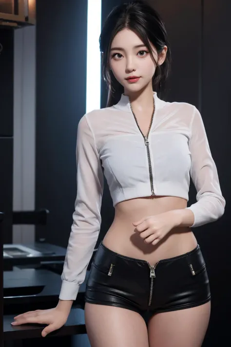 (masterpiece, best quality), 1girl, beautiful face, lowleg shorts, groin, open open fly, unzipped,
<lora:Lowleg Shorts:1>