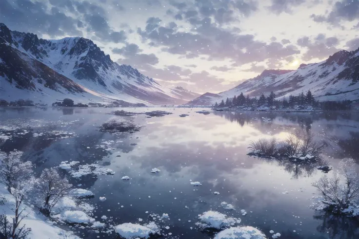 a profestional picutre of  winter ,Scottish Highlands, United Kingdom: Frosty Moorlands and Lochs: In the Scottish Highlands, frost-kissed moorlands and icy lochs paint a serene winter panorama. Snow-dusted castles stand as silent sentinels against the cold.  ,wide angle, landscape , photorealism,unreal 5 daz, extremely detailed ,((ultrasharp)),((masterpiece)),((best quality)),((ultradetailed)),((intricated details)), extremaly detailed background, <lora:add_detail:0.7> ultra realistic,32k,RAW photo, 8k ,dslr,soft lighting,high quality,film grain, beautiful and aesthetic,extremely detailed, natural shadows, <hypernet:sxzBloom_sxzBloom:0.7>