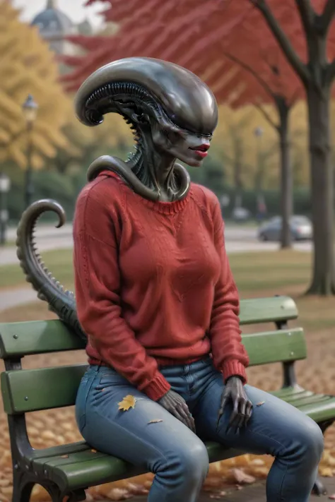 ((best qualityer)), ((Masterpiece artwork)), (detailded), perfect face Create a detailed scene where a humanoid female cricket with brown skin is standing on a busy street. It maintains distinct cricket characteristics, such as prominent antennae and segmented hind legs, and his face displays clear features of a cricket with large, multifaceted eyes and a cruel smile, highlighting its evil character. Her straight red wig sways gently in the wind..
The cricket is holding a cage with one of its hind legs. Inside the cage is a humanoid ant, with a human body but with distinct characteristics of an ant, like short antennae and a visible exoskeleton. The ant has an expression of frustration and defeat.
The background of the scene is a busy street, full of cars and people in a hurry. Add elements such as traffic signs, tall buildings and a crowd of pedestrians to heighten the feeling of a bustling urban setting, contrasting with the dramatic capture of the ant by the cricket.
