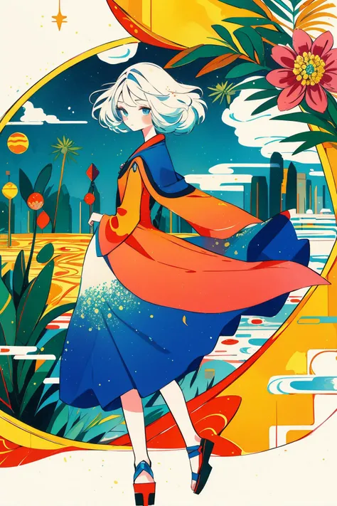 1girl, professional Concept art, pretty, Aerial View of a Serial Art Biopunk [Bohemian:Tribal:10] ([brussels sprouts|mangoes]:1.3) , it is anthropomorphic reimagined as a Pixar  character, it is made from Planetary ring, indoors and Pond water lilies background, crowded vegetation with Chestnut, Summer, deep focus, Simple and clean, Happy, Rococo, back-light, F/14, Vibrant Color, Elegant, sgraffito, wallpaper, absurdres, (by Henryk Gotlib:1.3)