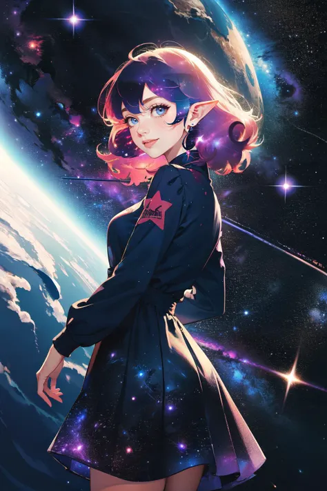 19 years old pulchritudinous (Estonian young woman), vibrant, epic background, sexy outfit, pure, wholesome, cute, cosmic, round, by BaiÅken Eishun and alfred stieglitz, (frown), ilya kuvshinov, krenz cushart, greg rutkowski, studio ghibli, sharp focus, pixiv, stunning, gorgeous, much wow, cinematic