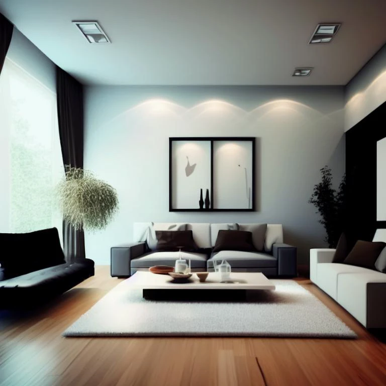 living room, minimalist style, simple <lora:minimalist_style_living_room:1>