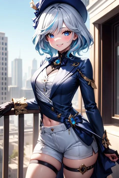 (highest quality,4K,High resolution,masterpiece:1.2),Very detailed,Beautiful details, Teenage body,Expressions of joy,Furina character, 16-year-old teenager, Embarrassed,Walking around the city, Shiny Hair,
drooling
