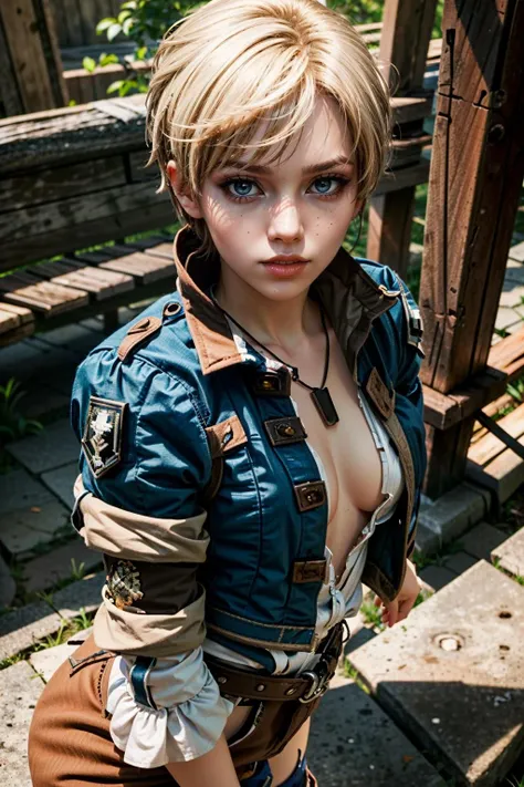 (masterpiece, best quality) <lora:epi_noiseoffset2:1> <lora:add_detail:0.6> <lora:VesWitcher:0.8>
VesWitcher, 1girl, solo, short hair, blonde, blue eyes, High angle shot