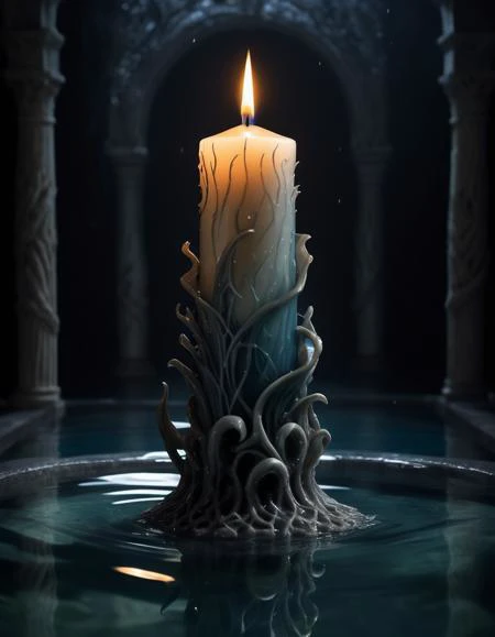 Complex design with the will to Harsh light will bring about Candle flame and the ultimate Aquatic grace will arise as rich textures for the finale Sinister atmosphere
