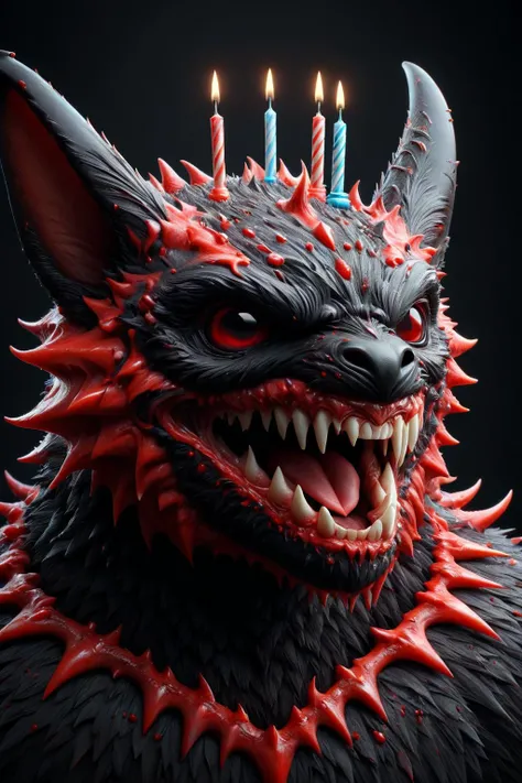 bat with bloodthirsty fangs made of ais-bday, intricate details, symbols, abstract, realism, sharp focus, masterpiece, sharp details, sfw, focus on face, <lora:Birthday_Style_SDXL:0.8>
