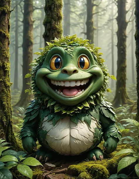 living forest, smiling at you