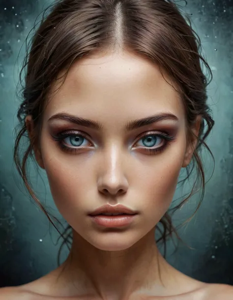 surreal beauty, perfect face