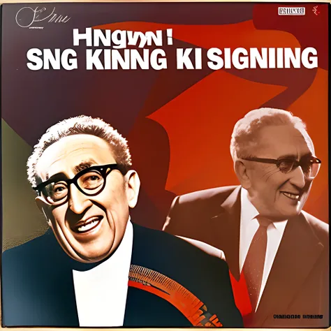 Swingin' with Henry Kissinger, albumcover style