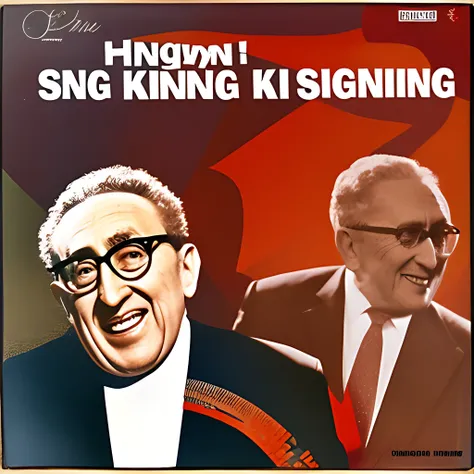 Swingin' with Henry Kissinger, albumcover style