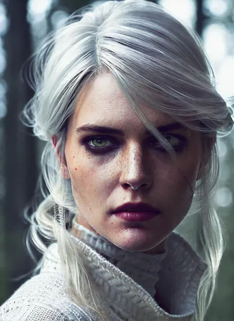 analog style, modelshoot style, A stunning intricate full color portrait of (sks woman:1),wearing a black turtleneck, epic character composition, by ilya kuvshinov, alessio albi, nina masic, sharp focus, natural lighting, subsurface scattering, f2, 35mm, film grain, <lora:locon_ciri_v1_from_v2_64_32:1.3>